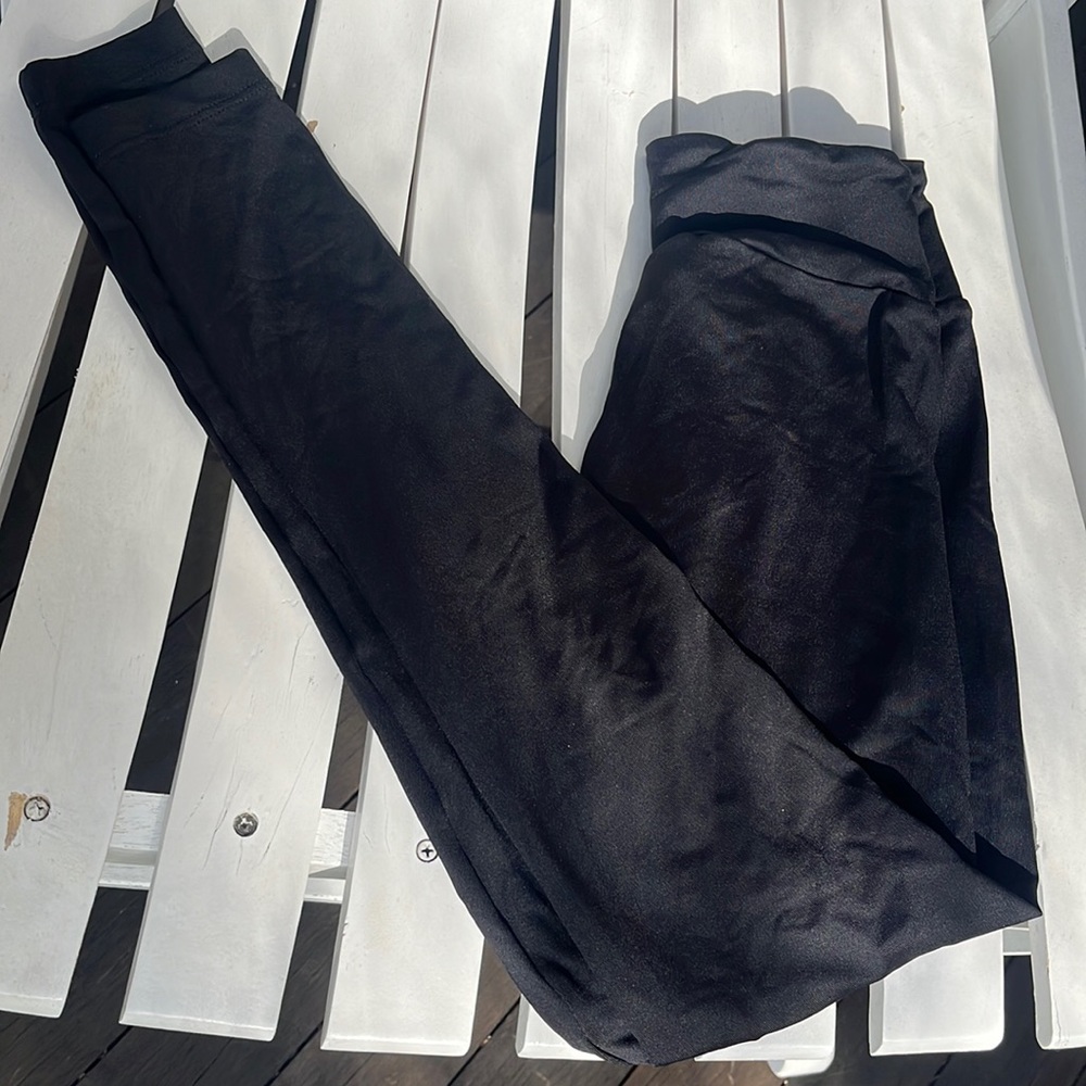 ☀️So Danca Black Dance Leggings Size 3P